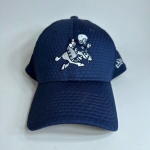 New Era 39THIRTY Dallas Cowboys Hat Navy Blue Retro Joe Jockey Logo Flex Fit S/M